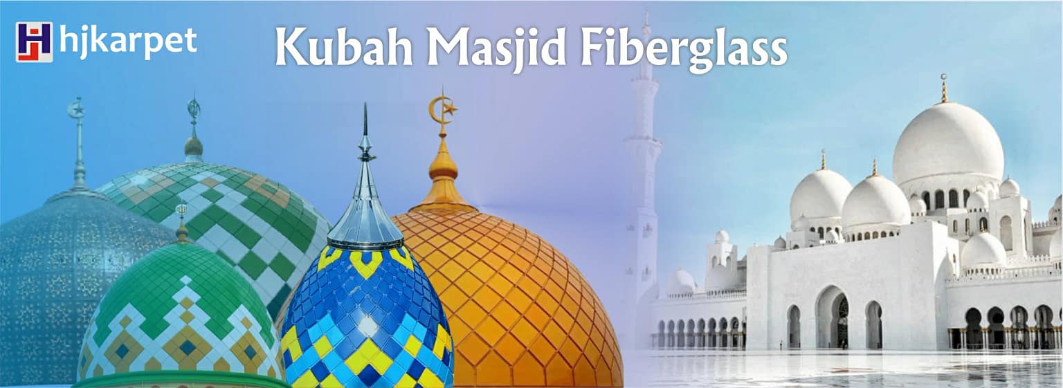 kubah masjid fiberglass