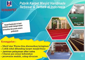 Karpet Masjid Custom Handtufted