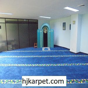 Pemasangan Karpet Masjid Custom Mushola Pt. Pusri