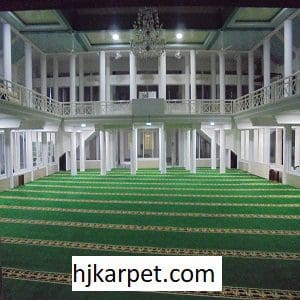 Pemasangan Karpet Masjid Custom Janatul Firdaus