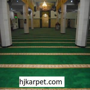 Pemasangan Karpet Masjid Custom Al-Ikhlas Cipinang