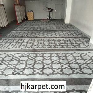 Pemasangan Karpet Masjid Custom Islamic Center Tangerang