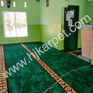 Pemasangan Karpet Musholla Al Marzuq Babelan Bekasi