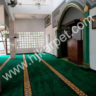 Pemasangan Karpet Masjid ARRIDWAN Pasar Minggu