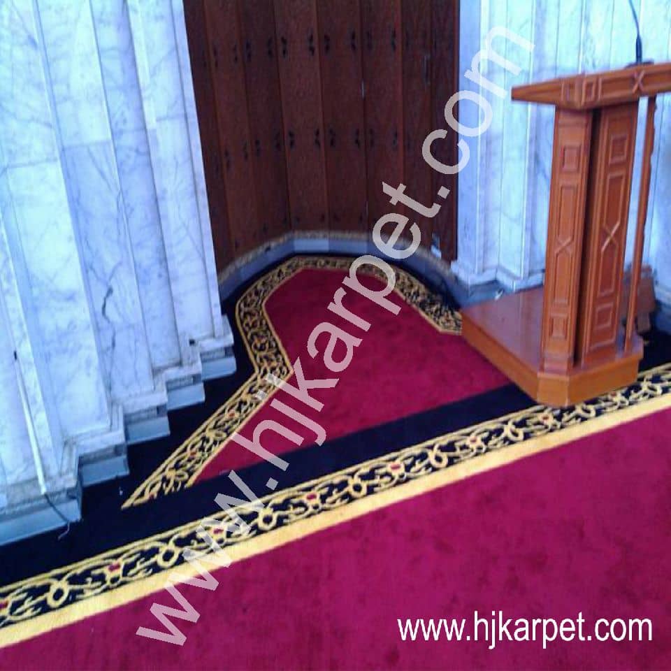 Pemasangan Karpet Masjid Al Azhar Kalimalang Bekasi