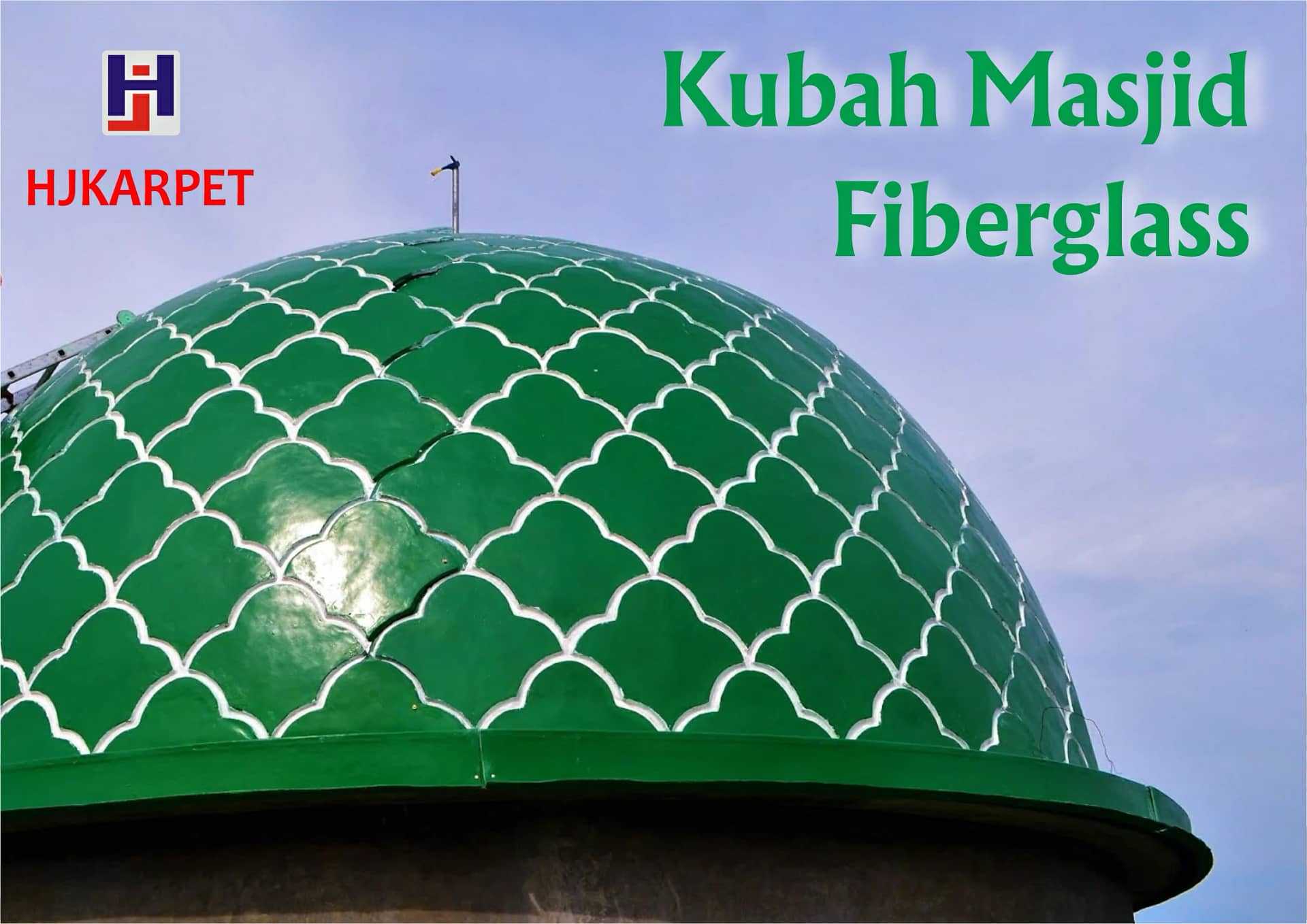 kubah masjid fiberglass